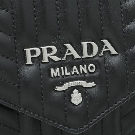 prada diagramme shoulder bag blac|Prada shoulder nylon bag.